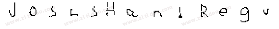 JoshsHand Regular字体转换